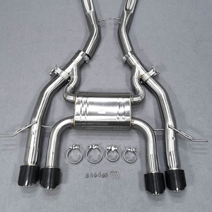 High-Quality Stainless Steel Exhaust Tailpipe for BMW G80 M3 with OEM Valve Compatibility - Product Image 1