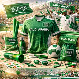 Bolsas de Regalo Personalizadas para Fanáticos del Fútbol, Set de Artículos Promocionales, Incluye Barra Inflable, Pompones y Toalla, para Eventos Deportivos Corporativos - Product Image 4