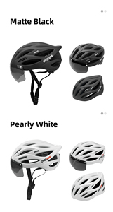 Casco Ultraleggero per Biciclette Elettriche, Casco da Strada e Mountain Bike con Visiera Parasole, Casco per Sport all'Aperto e Ciclismo - Product Image 6