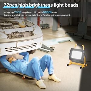 Lámpara de Trabajo LED Portátil de 50W 100W, Resistente al Agua IP65, Súper Brillante, en Oferta - Product Image 2