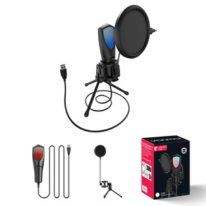 מיקרופון גיימינג USB סיטונאי מהמפעל עם ערכת מעמד זרוע שולחני למחשב להקלטה ופודקאסט - Product Image 2