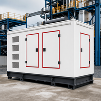 Genset Diesel Kedap Suara 100kVA untuk Cadangan Daya Industri LINGGE Tiga Fasa 400V 50/60Hz