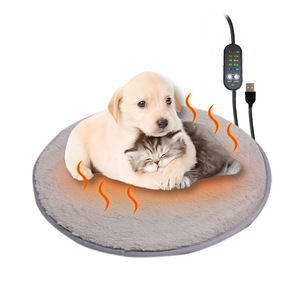 Tapis chauffant carré pour animaux de compagnie USB pour chiens et chats, coussin chauffant imperméable au design simple pour l'hiver - Product Image 4
