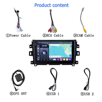 Lecteur DVD de voiture 10 pouces Android 15 Stéréo de voiture Audio 8 cœurs pour Nissan NAVARA Frontier NP300 2011-2016 BT WIFI 4G LTE