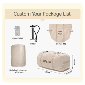 Carpa Inflable Premium para Acampar, Impermeable, para las Cuatro Estaciones, Fácil de Instalar, Resistente al Viento, Ignífuga, para Grupos Familiares - Product Image 6