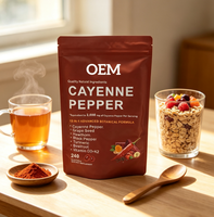 OEM 240 gélules de piment de Cayenne, complément alimentaire sain pour adultes, soutien immunitaire, santé quotidienne
