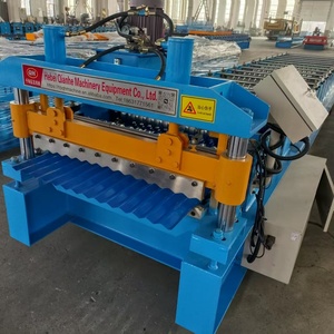 Drielaags Dak Leisteen Metalen Tegel Maken Machine Trapeziumvormige Gegolfde Ibr Dakplaat Coiling Machine Prijs - Product Image 6