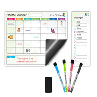 Tableau blanc effaçable à sec OUV, petit format, blanc, ou tableau effaçable à sec magnétique réutilisable pour bureaux
