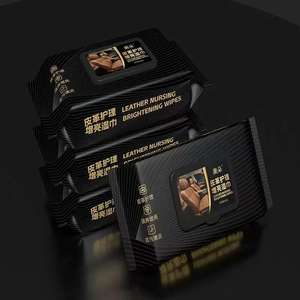 Lingettes de nettoyage pour l'intérieur de la voiture, lingettes d'entretien du cuir, lingettes pour le polissage, la restauration, la réparation, l'élimination des taches et l'entretien du cuir. - Product Image 1