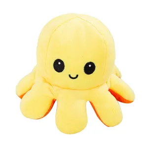 Peluche pieuvre pour bébé, oreiller rembourré, idéal comme cadeau pour enfant, vente en gros,