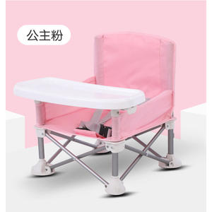 Silla Alta para Bebé Jbb, Plegable, de Aleación de Aluminio, Portátil, con Bandeja, para Uso en Exteriores, Color Gris - Product Image 2