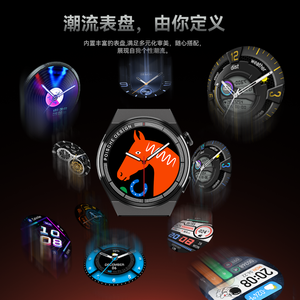 สมาร์ทวอทช์ขายดี AMAX 3 MAX ผู้ช่วยเสียงอัจฉริยะ ตรวจวัดอัตราการเต้นของหัวใจ เครื่องติดตามสุขภาพและฟิตเนส หน้าจอ 1.52 นิ้ว Amax3 Max - Product Image 3