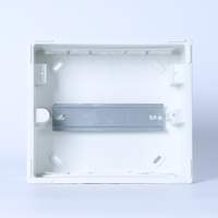 Boîte de distribution d'alimentation miniature 8 voies en plastique avec disjoncteur, certifiée 3C, pour intérieur, promotion simple et givrée