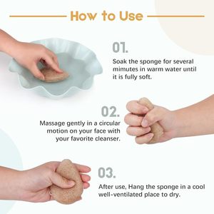 Label pribadi 100% arang aktif alami Jepang spons Konjac bola pembersih wajah organik - Product Image 5