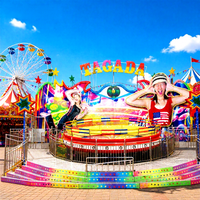 Manèges Disco Tagada Populaires : Attractions de Parc d'Attractions à Plateau Tournant Extrême, Vente Directe Usine pour Parcs d'Attractions Commerciaux