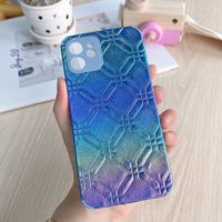 Étui de téléphone portable en cuir souple tendance du fabricant pour iPhone 11 12 13 16 17 18 Pro Max, design coloré