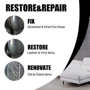 Kit de réparation de <span class=keywords><strong>cuir</strong></span> et vinyle pour voiture, crème de restauration du <span class=keywords><strong>cuir</strong></span>, <span class=keywords><strong>entretien</strong></span> des meubles et des canapés, éliminateur de rayures - Product Image 5