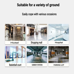 Three Wheel Driving Type Efficient Dust Clean Carts Ride on Floor <b>Mop</b> Cart Scrubber Dust Cart - Product Image 3