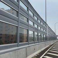 Barrière acoustique insonorisante en panneaux de mailles métalliques, fabrication directe d'usine, pour autoroute, chemin de fer, pont, métro, résidentiel