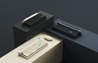Clavier mécanique sans fil compact rétroéclairé B703RGB pour bureau ACTTO, double mode BT filaire, conception brevetée, CE RoHS FCC KC