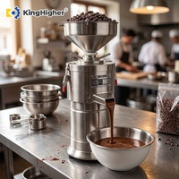 Machine à broyer les fèves de cacao, moulin colloïdal électrique, acier inoxydable, machine industrielle pour la fabrication de pâte de noix, beurre de cacahuètes pour l'alimentation