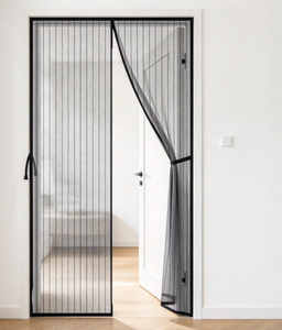 <span class=keywords><strong>Mosquitera</strong></span> Magnética Moderna de Grado Hotelero para Bebés, Fácil de Instalar en el Hogar, Cortina Magnética Suave para Puerta, Ajustable a Diferentes Tamaños - Product Image 1