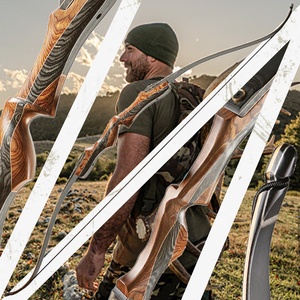 Ensemble d'<span class=keywords><strong>arc</strong></span> recurve traditionnel en bambou fait à la main pour la chasse et le tir sportif - Product Image 4