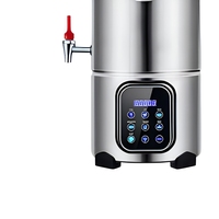 Machine à lait de soja professionnelle en acier inoxydable 13L grande capacité, production continue, durable pour stand de petit-déjeuner