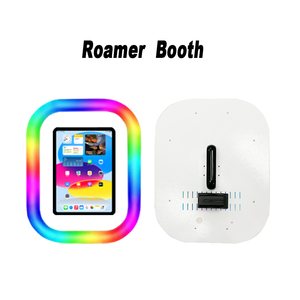 Cabina de Fotos para iPad con Tira de Luces de Colores, Cabina de Selfies para iPad con Pantalla Personalizada Giratoria y Ajustable para Estudio - Product Image 2