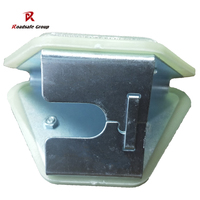 Delimitadores de Carretera Reflectantes de Doble Cara, Trapezoidales, Fluorescentes/Luminosos en la Oscuridad, de Plástico Galvanizado