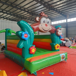 Nouveau style château gonflable singe en PVC 3m*4m*3m, petit château rebondissant pour enfants à <span class=keywords><strong>vendre</strong></span> - Product Image 4