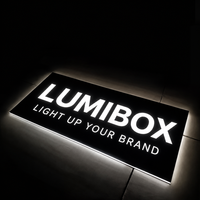 Boîte à lumière LED ultra-mince, panneau de menu lumineux, affichage rétroéclairé double face étanche pour restaurant, café, menu