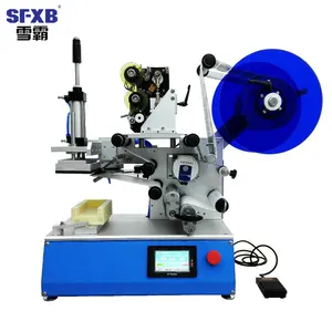 SFXB Hot Sale XB-3001 Sticker Liquid Soap Automatic Water Bottle Labeling Machines 2 Side With Coder