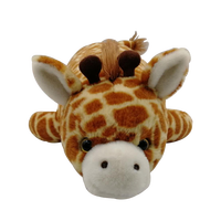 Personnalisé en gros 17 pouces visqueux laydown girafe en peluche jouet