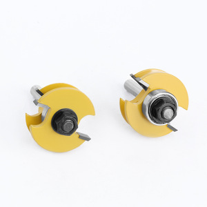 Roundover Cut Router Bits Carbide Tipped 1/4 In Straight Shank For Woodworking Bright Uncoated - Product Image 1
