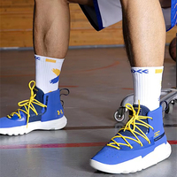 Chaussettes de basketball Elite Athletic Crew, tricotées, respirantes, avec coussinets en mesh, en spandex/nylon, pour entraînement sportif