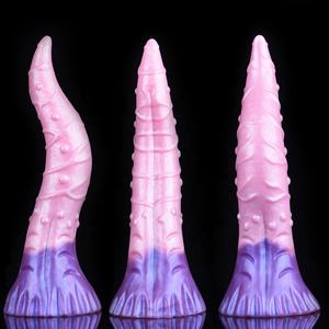 منتجات جنسية خاصة للكبار قضيب حيوان متغاير الشكل أنثى الاستمناء دسار شفط سيليكون سدادة شرجية للنساء - Product Image 3