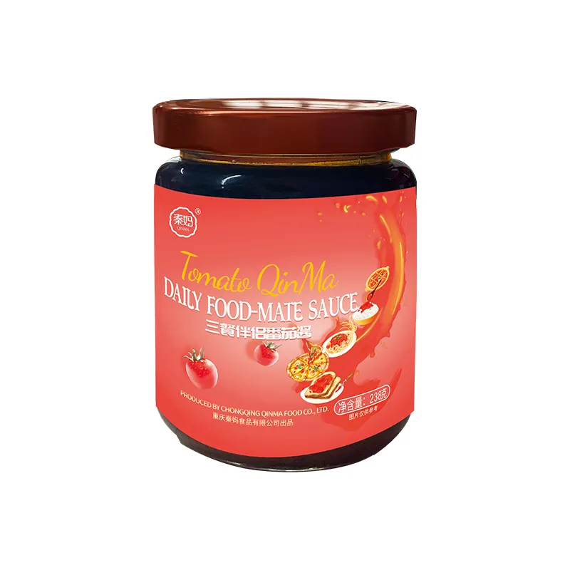 Chinesischer Hersteller 120G/238g Bibimbap in Flaschen Benutzer definierte Handelsmarke Tomaten geschmack Food-Mate Sauce