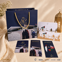 Bolsa de Papel para Compras con Impresión Personalizada, Tarjeta de Visita, Folleto, Sobre, Set de Marca Corporativa, Logotipo en Lámina Dorada, Venta al Por Mayor, Certificado Ecológico