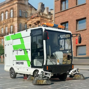 電動 ロードスイーパー 60V200Ah リチウムバッテリー搭載 高耐久型 道路・公園 屋外フロア清掃機 240Lゴミ箱付き - Product Image 2