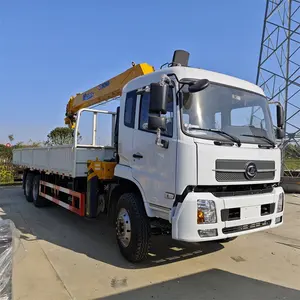 Cheap 4x2 CLW 5 ton Crane truck best selling Telescopic boom lorry Crane Hydraulic straight truck with crane for sale