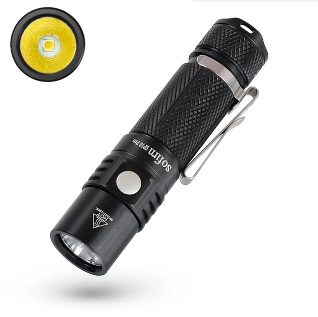 Hot Selling 900lm Super Bright LED Torch with Keychain Aluminum Alloy IPX8 Waterproof Rechargeable Mini EDC Flashlight