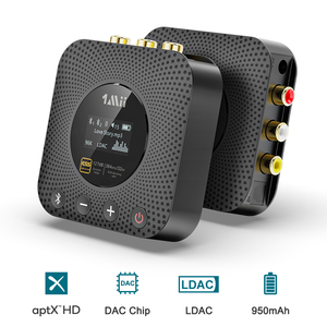 Adaptador <span class=keywords><strong>Bluetooth</strong></span> para Cine en Casa 1Mii B06HD+ con Chip DAC, <span class=keywords><strong>Receptor</strong></span> Estéreo <span class=keywords><strong>de</strong></span> Alta Resolución LDAC, <span class=keywords><strong>Receptor</strong></span> <span class=keywords><strong>de</strong></span> <span class=keywords><strong>Audio</strong></span> <span class=keywords><strong>Bluetooth</strong></span> 5.1 para Altavoces - Product Image 3