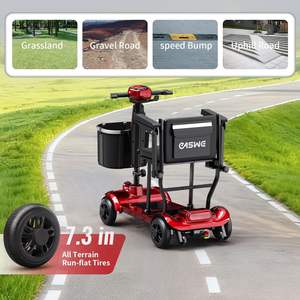 Scooter électrique pliable Easwe M10 pour adultes et seniors, batterie double 10.4Ah 13Ah, autonomie <span class=keywords><strong>de</strong></span> <span class=keywords><strong>28</strong></span> miles, tout-terrain - Product Image 6