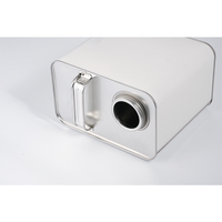 Conteneur de stockage pour aliments pour animaux de compagnie en fer blanc de qualité supérieure, 1 kg, avec poignée métallique, anti-humidité, pour lait et chewing-gum