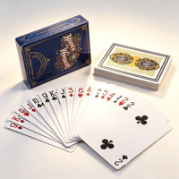 Nouvelles cartes de poker personnalisées de qualité supérieure, impression et fabrication de jeux de cartes en plastique double face sur mesure