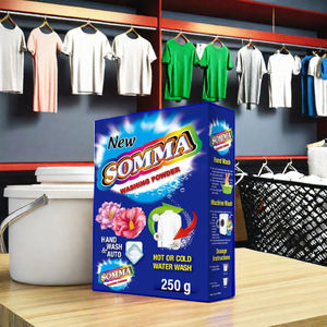 Lessive en poudre portable de 250g de qualité supérieure, écologique, blanchissante, parfum floral, détachant naturel, design gratuit, vente en gros - Product Image 3