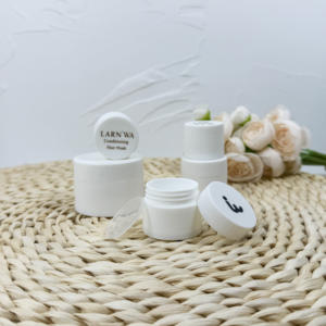 20g 50g jaune vert rose lotions de soin de la peau pot de crème en plastique contenant cosmétique avec couvercles - Product Image 2