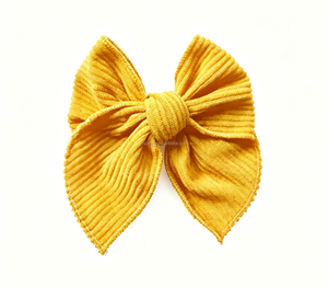 Bandeau arc en tissu côtelé de style européen 5cm pince crocodile ou style arc <span class=keywords><strong>fable</strong></span> en nylon - Product Image 1