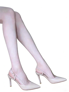 <span class=keywords><strong>Sandales</strong></span> d'été polyvalentes à talons hauts pour femmes, bout pointu, en cuir verni, à contrefort ouvert, semelle intermédiaire en PU, tendance mode - Product Image 1
